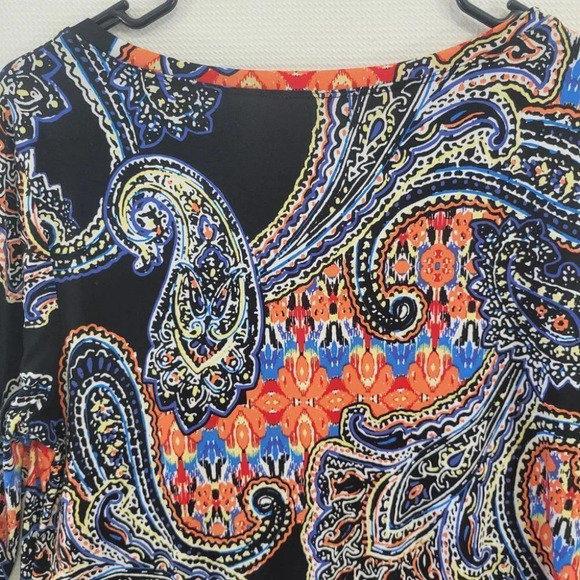 Premise Soft Stretch Paisley Top Size Large - Picture 8 of 10